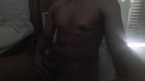 African beauty seduces with fake milk and her big black dick