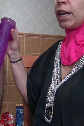 Arab Wife Blowjob CFNM Cumshot