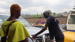 Lucie gets fucked in the garage by the local mechanic on the hood of her vehicle while it is being repaired