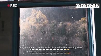 Outdoor blowjob. Stalker Karina suck a dick to a guard at an abandoned camp