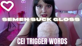 SEMEN SUCK GLOSS BJ TRIGGER WORDS FOR COCK CRAVERS (1080 MP4)