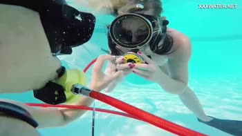 Monica's Underwater Orgasmic Splash: Big Dick, Cumshot, Blowjob