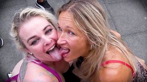 nora & harley – outdoor gangbang with creampies and cum kisses