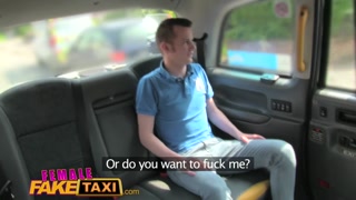 Female Fake Taxi Milf gives hung stud lessons in pussy licking and fucking