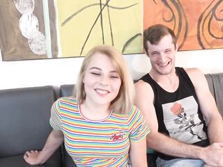 Skylar’s Tiny Frame Bounces On Brick’s Cock In Wild Daybed Fuck!