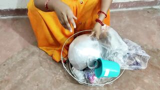 Bhabhi sell utensils got fucked with stranger man