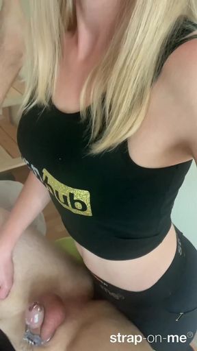 Mistress Pegging Chastity