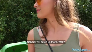 Public Agent Hot 19 year old fuck makes perfect boobs bounce