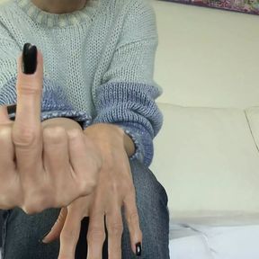 Lady Victoria Valente - Black Sexy Fingernails