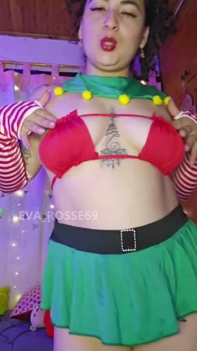 A horny Christmas elf