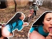Found an Abandoned Building in the Forest and Fucked a Motorcycle Slut there || Dirtbike Sex Rides