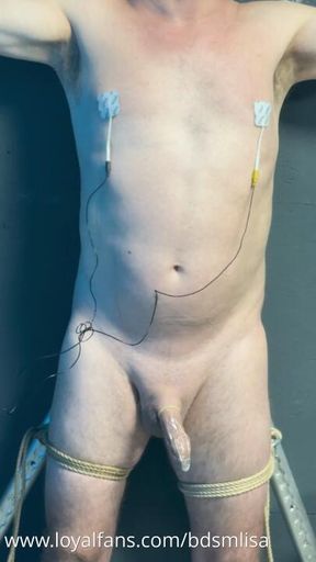 Dominatrix Lisa Pegs Her Patient Hard – Latex Strap-On & Electro Play Part1
