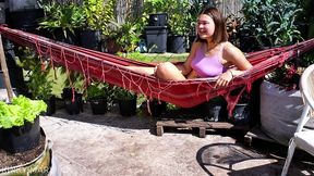 kinky mary – outdoor piss in mouth, garden golden shower