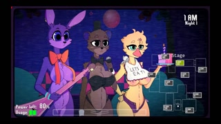 Five Nights at Fuzzboobs [ Hentai Game PornPlay ] Ep.3 rough cowgirl femdom creampie