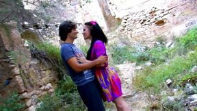 Barely of age Jordanne Kali a horny girl gets her pussy