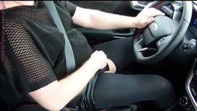 sexy frivol im auto ** crossdresser **