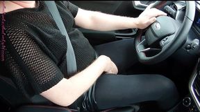 sexy frivol im auto ** crossdresser **