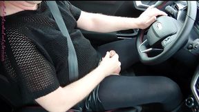 sexy frivol im auto ** crossdresser **