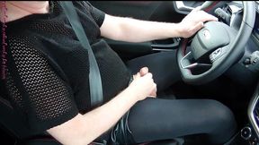 sexy frivol im auto ** crossdresser **