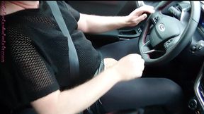 sexy frivol im auto ** crossdresser **