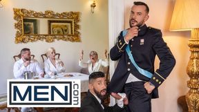 Hot - Prince Sir Peter Felgen und Finger Justin Jetts enges Loch und fickt ihn dann tief und hart