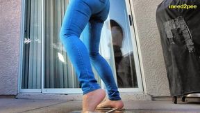 sinn sage candid and sexy skin tight jeans pissing gusher