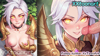League of Legends 2D Manga porn - Kayle (凱爾) Dressed in golden armor makes fuck-a-thon more pleasant