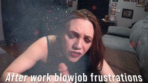 Eves after work flaccid dick blowjob 06