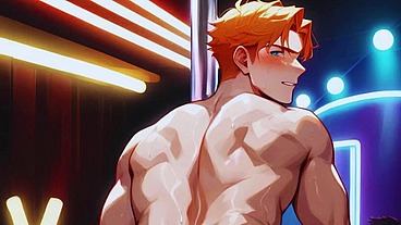 Part-2. Gay Bar Has Live Sex Show with Femboys and Hot Young Men.