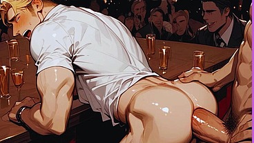 Part-2. Gay Bar Has Live Sex Show with Femboys and Hot Young Men.