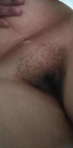 Curvy indian hairy , showing her assets