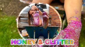 Sticky Honey and Glitter Feet (MOV 4K)