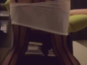 Dildo machine first try full body lingerie