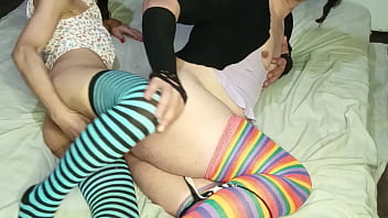 strapon crossdresser penetrada por mujer