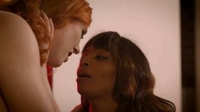 Gorgeous Lesbians Lick And Finger Each Other During Tasty Threesome