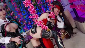 Ksu Colt And Anime Character - My Girlfriend Fucks Me Hard. Genshin Character. Anime