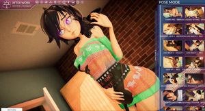 Our apartment [Xmas Hentai porn play], ep.1. My roommate take sexy poses in Santa dress