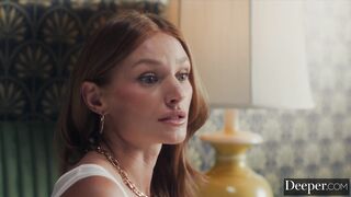 Deeper. Stunning Redhead Jessi Rae Gets Stretched Out By Isiah's Huge BBC