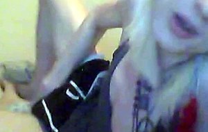 Skinny teen tranny webcam solo