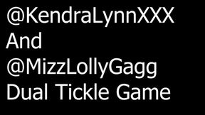 @MizzLollyGagg and @KendraLynnXXX - Dual tickle game (WMV)