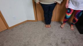 Stomped on by two pairs of feet (720)