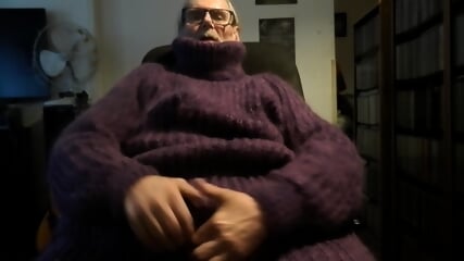 Kelly Mark Purple 100% wool sweater Part 1 Worth 400.00