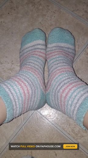 Fuzzy Sock Feet