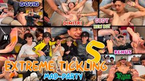 Ticking mad party 5 - Cody and Ryan initiation sexy feet and armpits tickled from everywhere