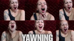 yawning non-stop yawn after yawn