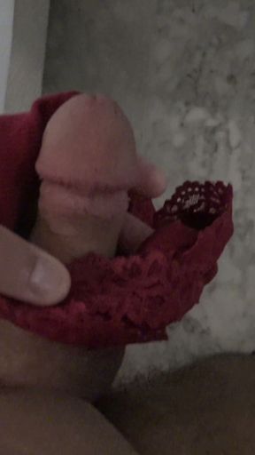 stepmother caught me masturbating on her dirty panties   Clip 1
