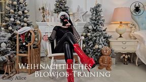 Weihnachtliches Blowjob-Training - Christmas Blowjob-Training