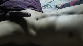 Handsome Guy Jerked off and Forgot to Turn on the Light