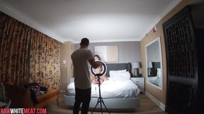 White Cock Snatches the Soul of Ebony Super Model Bts