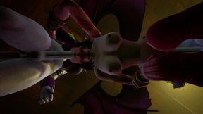 futa draenei fuck demon girl threesome - warcraft porn parody